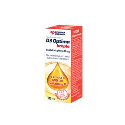 D3 Optima Krople 400 j.m.,10ml,Rodzina Zdrowia