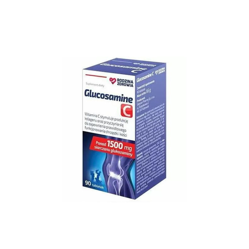 Glucosamine C, 90tabletek, Rodzina Zdrowia