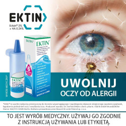 Ektin krople do oczu na alergię 10 ml