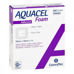 Opatrunek  AQUACEL Foam ,10 x 10 cm przylepny, 1sztuka
