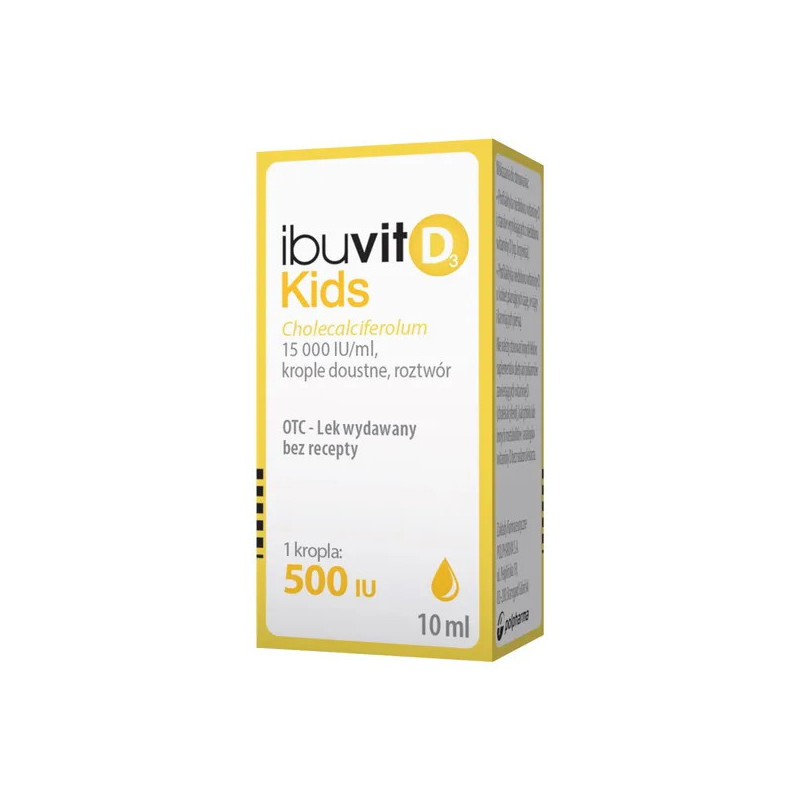 Ibuvit D3 Kids, 15000 IU/ml, krople doustne, 10 ml