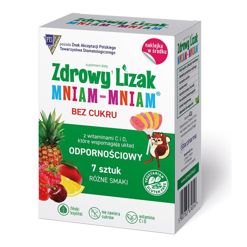 ZDROWY LIZAK MNIAM-MNIAM,7 SZTUK