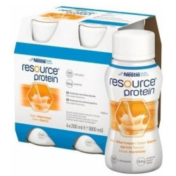 Resource Protein, smak morelowy płyn, 200 ml x 4 butelki