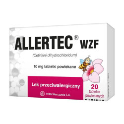 Allertec WZF 10 mg tabletki powlekane, 20 sztuk