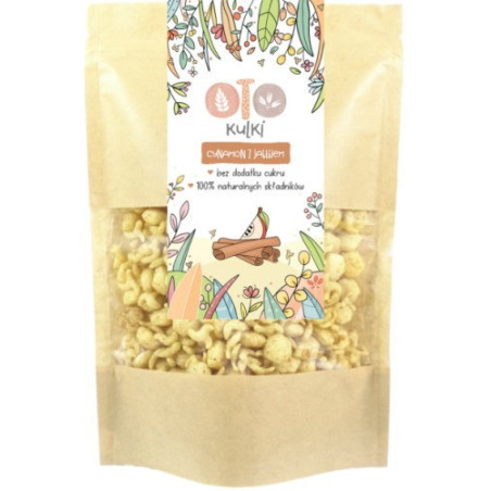 OTO kulki Cynamon z jabłkiem płatki śniadaniowe, 110 g