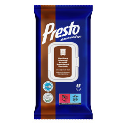 Presto Ściereczki do mebli drewnianych i laminatu, 55 sztuk.