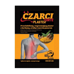 Czarci forte plaster rozgrzewający,1 sztuka