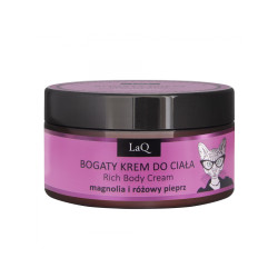 LaQ Magnolia i różowy pieprz bogaty krem do ciała, 200ml