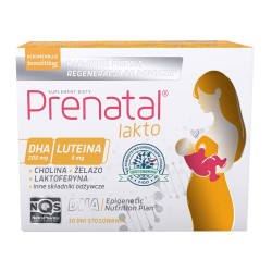 Prenatal Lakto, 30 kapsułek twardych + 30 kapsułek miękkich