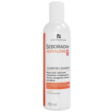 Seboradin Revitalizing szampon, włosy suche i zniszczone farbowaniem i modelowaniem, 200 ml