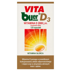 VITA buer D3 2 000 j.m, 120 kapsułek