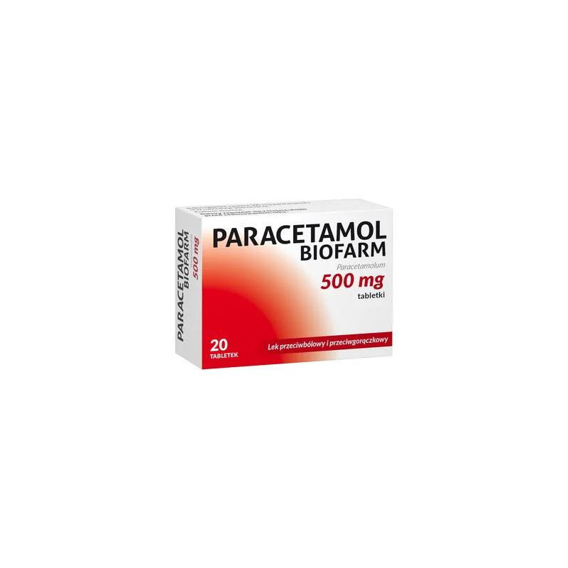 Paracetamol Biofarm, 20 tabletek