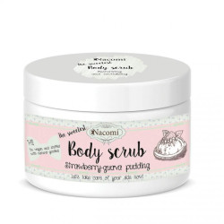 Nacomi Peeling cukrowy do ciała truskawkowy pudding z guavą, 200 g