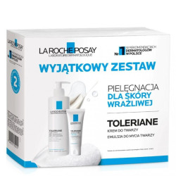 La Roche-Posay XMAS 2024 Toleriane zestaw prezentowy emulsja oczyszczająca, 400 ml + krem nawilżający, 40 ml