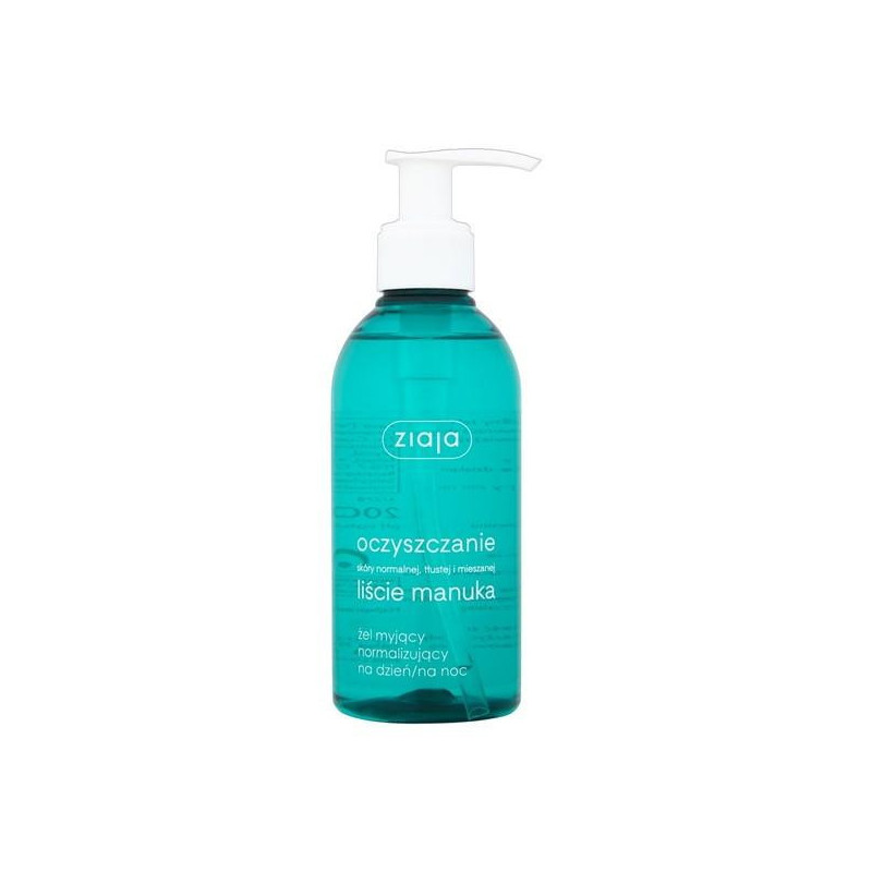 Ziaja Liście Manuka-Oczyszczanie żel myjący normalizujący, 200 ml