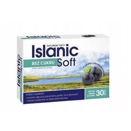 Islanic Soft bez cukru, 30 pastyłek miękkich do ssania
