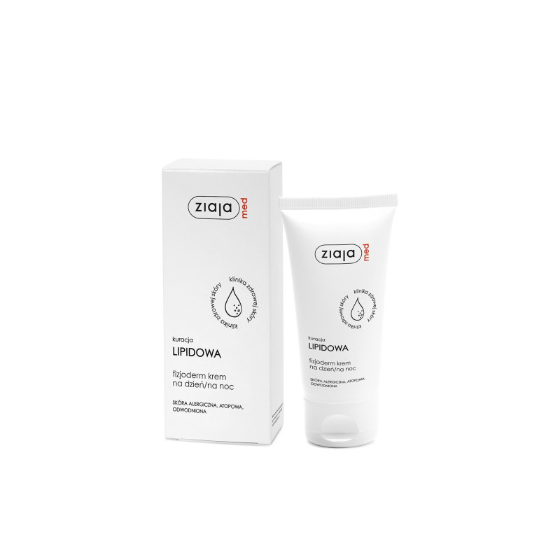 Ziaja Med Kuracja Lipidowa Fizjoderm, krem na dzień/na noc, 50 ml