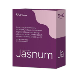 Jasnum, kapsułki, 30 sztuk na dzień + 30 sztuk na noc