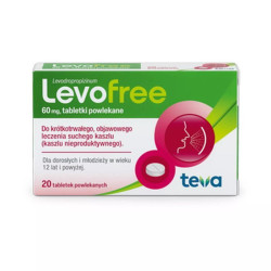Levofree, 60 mg, 20 tabletek powlekanych