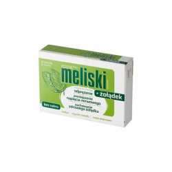 Meliski + żołądek, 20 pastylek do ssania