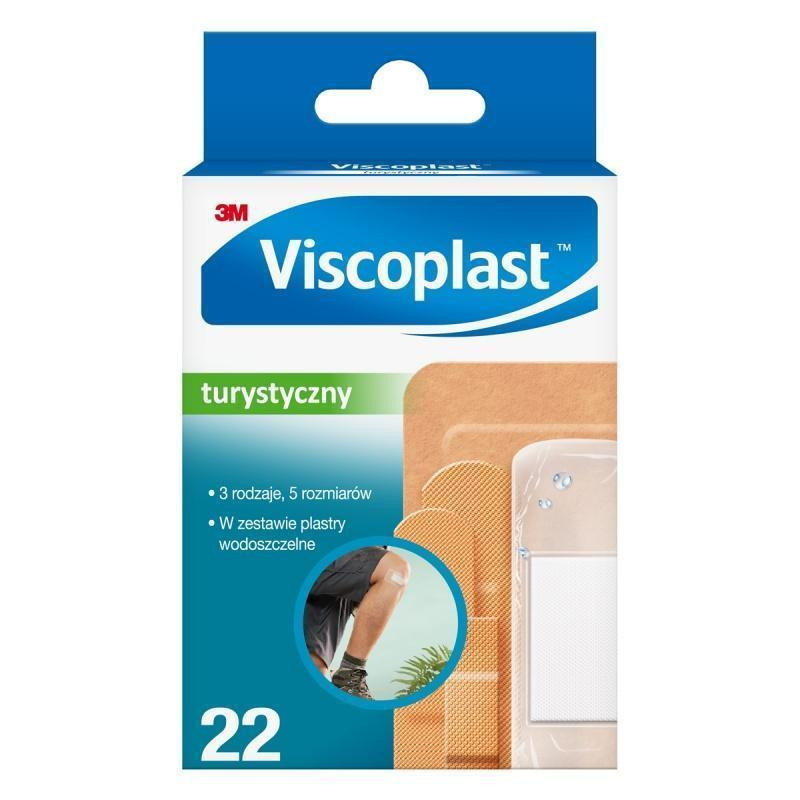 Viscoplast Zestaw Turystyczny, 22 plastry z opatrunkiem