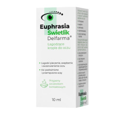 Euphrasia świetlik krople do oczu, 10ml (Delfarma)