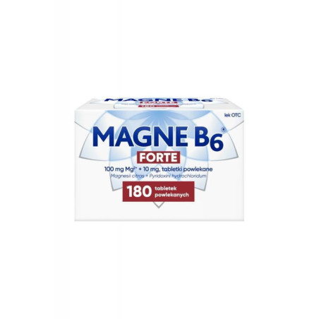Magne B6 Forte, 180 tabletek powlekanych