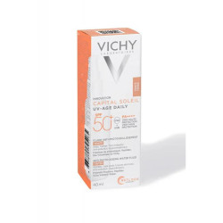 Vichy Capital Soleil UV-Age Fluid przeciw fotostarzeniu się skóry SPF50+, 40 ml