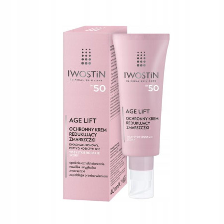 IWOSTIN Age Lift SPF 50 ochronny krem redukujący zmarszczki, 40 ml
