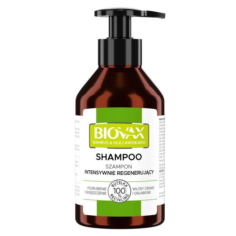 Biovax Bambus i Avocado szampon intensywnie regenerujący, 200 ml