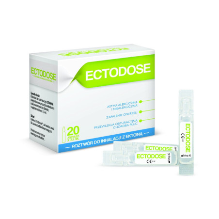 Ectodose do inhalacji z ektoiną, 20 ampułek