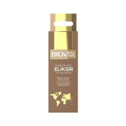 Biovax Naturalne Oleje Argan, Kokos, Makadamia, nawilżający eliksir do włosów, 15ml