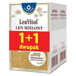 Len mielony 2 opakowania po 200g