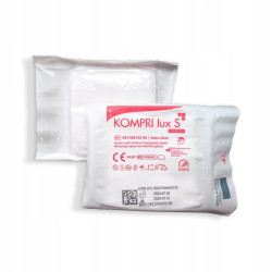 Kompres jałowy KOMPRI luxS 17N12W 5x5, 3 sztuki