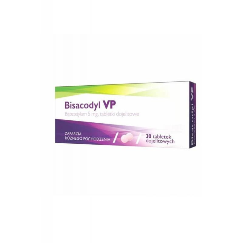 Bisacodyl VP 5 mg, 30 tabletek powlekanych
