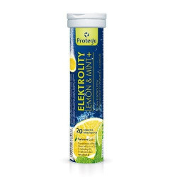 Protego Elektrolity Lemon & Mint 20 tabletek
