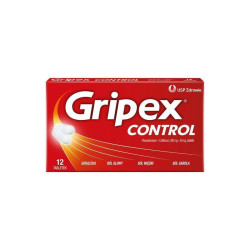 Gripex Control 500 mg + 50 mg, 12 tabletek powlekanych