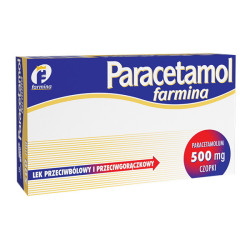 Paracetamol Farmina 500 mg, 10 czopków