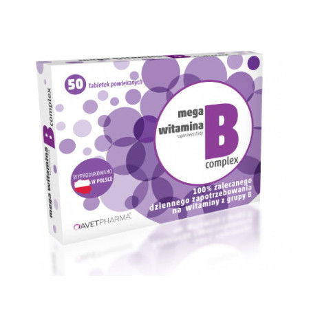 Vit. B Complex AVET, 50 tabletek