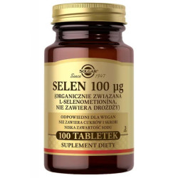 Solgar Selen 100μg, 100 tabletek
