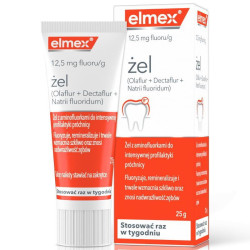 Elmex® żel 12,5 mg fluoru/g, 25 g