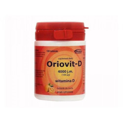 Oriovit-D 4000 j.m., 100 µg, 100 tabletek do żucia