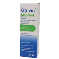 Otrivin Menthol 1 mg/ml aerozol do nosa, 10 ml