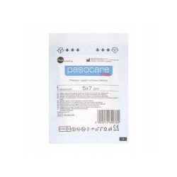 Pasocare Med, plaster z opatrunkiem, jałowy 5 cm x 7 cm, 1 sztuka