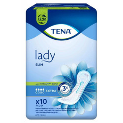 Pieluchy Anatomiczne Tena Lady Slim Extra, 10 sztuk