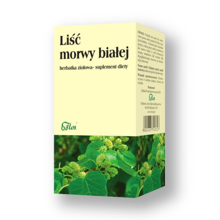 Flos Liść morwy białej, 20 saszetek po 2 g