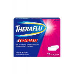 Theraflu Complete 500 mg + 65 mg, 12 tabletek