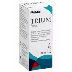 Trium Free, roztwór izotoniczny do oczu, sterylny, 10 ml