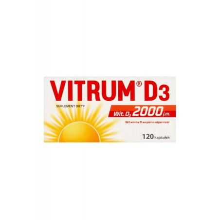Vitrum D3 2000, 120 kapsułek