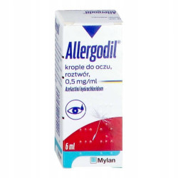 Allergodil krople do oczu 0,5 mg/ml, 6 ml